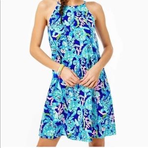 Lilly Pulitzer Margot dress- Blue turtle villa